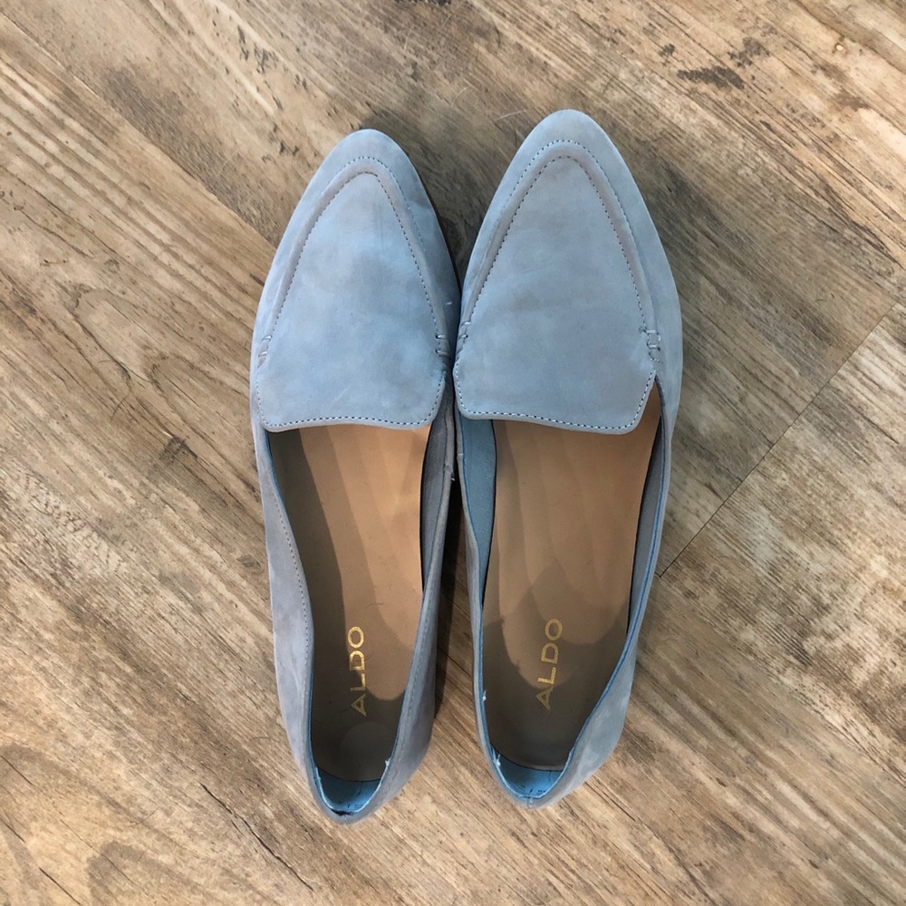 Baby Blue Aldo Loafers